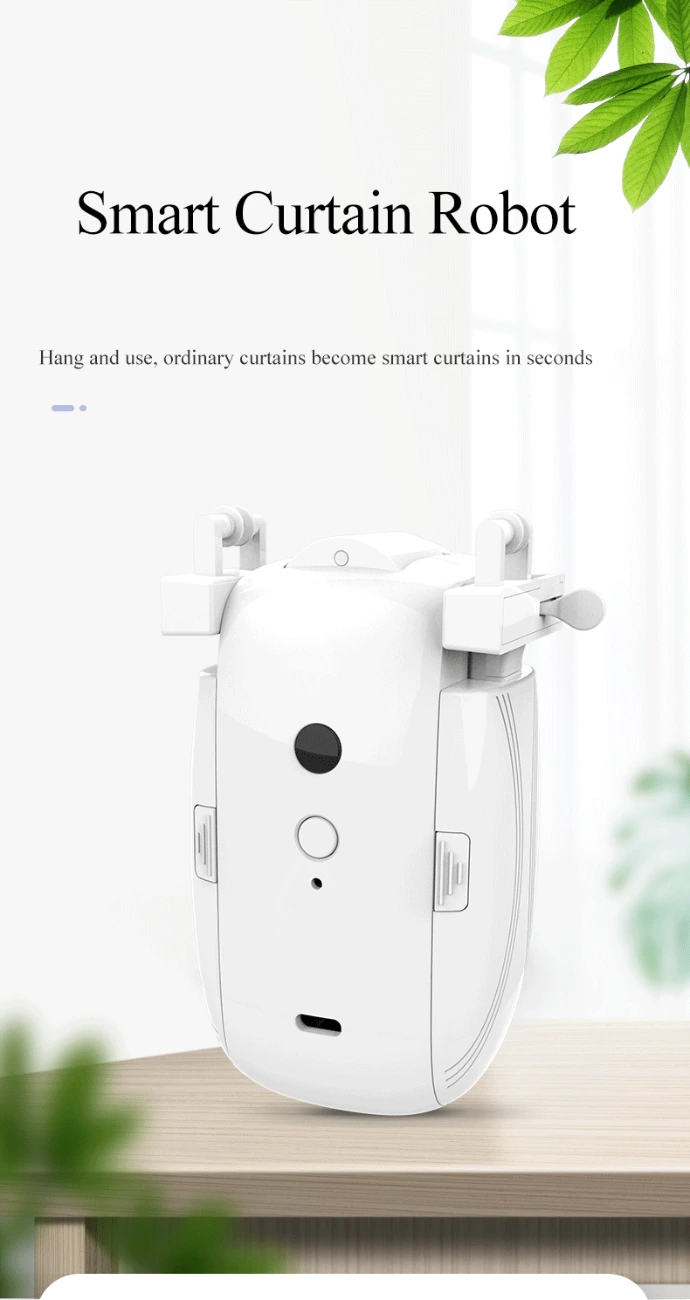 Curtain robot app proportional opening and closing
